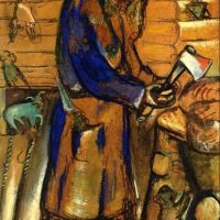 Marc Chagall Butcher 1910