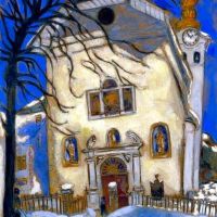 Marc Chagall Chiesa Coperta Dalla Neve 1927