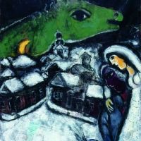 Marc Chagall Green Night - 1952