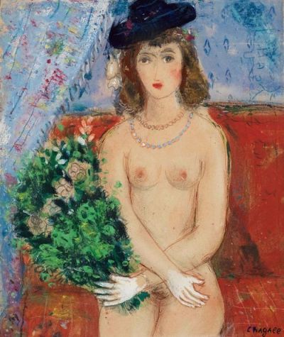 art oil painting reproduction of  Marc Chagall Ida Au Chapeau 1935-36 museum quality handmade
