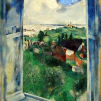 Marc Chagall La Fenetre Sur L Ile De Brehat 1924