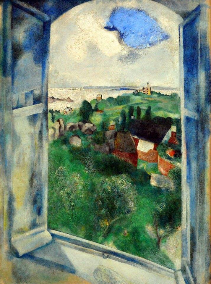 Marc Chagall La Fenetre Sur L Ile De Brehat 1924 museum quality