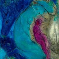 Marc Chagall Le Quai Aux Fleurs 1953