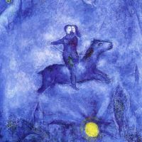 Marc Chagall Mounting The Ebony Horse - 1948