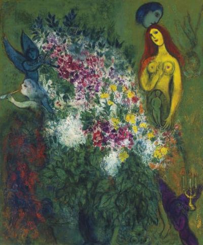 art oil painting reproduction of  Marc Chagall Nu A L Enfant 1949 museum quality handmade
