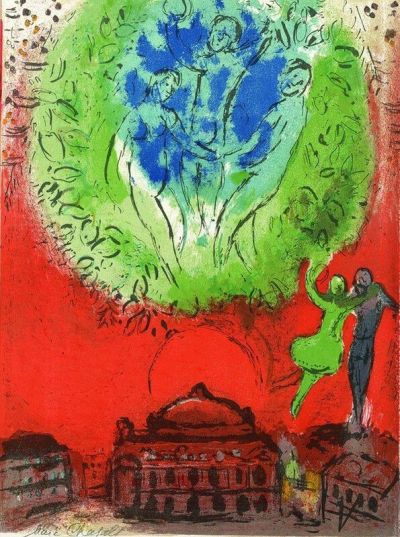 art oil painting reproduction of  Marc Chagall Opera 1954 museum quality handmade