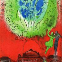 Marc Chagall Opera 1954 Hand Painted Reproduction