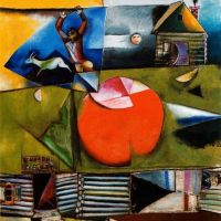 Marc Chagall Russian Village Under The Moon