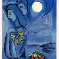 Marc Chagall Saint Jean Cap Ferrat 1952