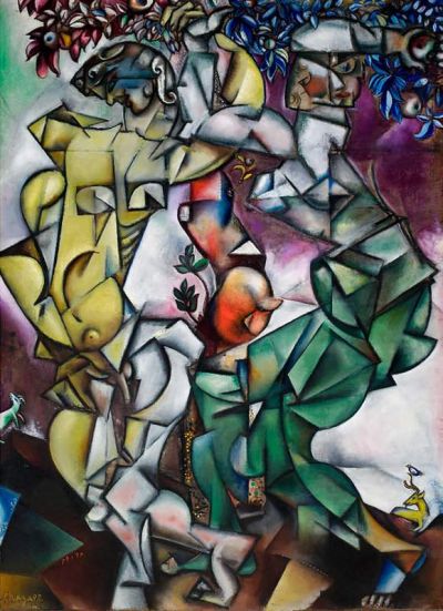 art oil painting reproduction of  Marc Chagall Temptation 1912 museum quality handmade