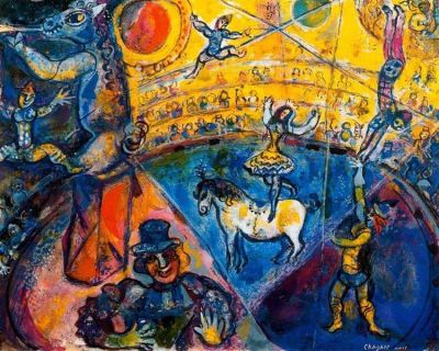 art oil painting reproduction of  Marc Chagall The Circus museum quality handmade