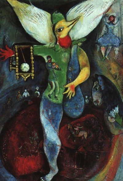 art oil painting reproduction of  Marc Chagall The Jungler museum quality handmade