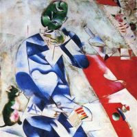 Marc Chagall The Poet Or Half Past Three