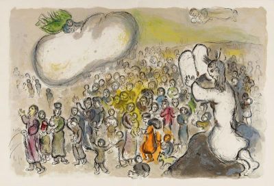 art oil painting reproduction of  Marc Chagall The Story Of The Exodus - Version 2 museum quality handmade