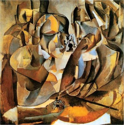 art oil painting reproduction of  Marcel Duchamp The Chess Players 1911 museum quality handmade