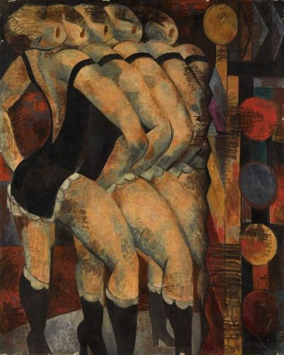 art oil painting reproduction of  Marcel Gromaire Girls Dancing 1929 museum quality handmade
