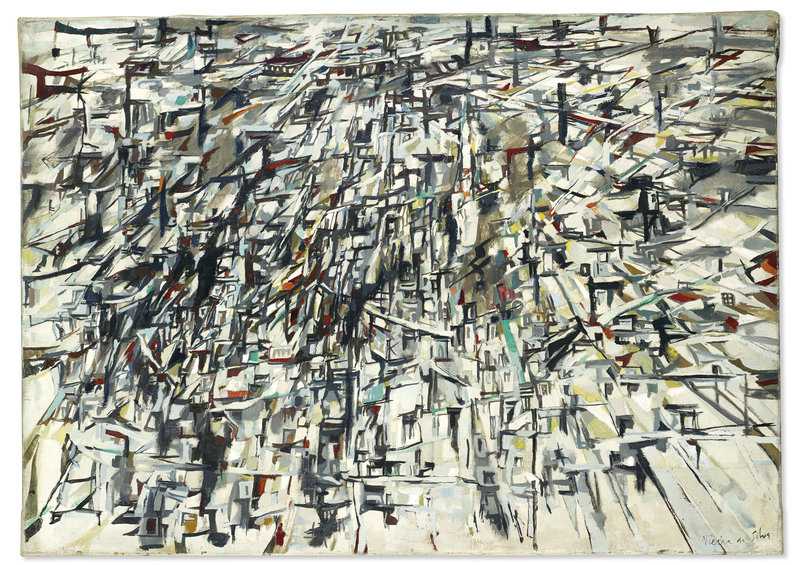 Maria Helena Vieira Da Silva La Ville Tentaculaire 1954 museum quality