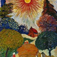 Marianne Von Werefkin Gleissende Sonne Ber Heuwagen