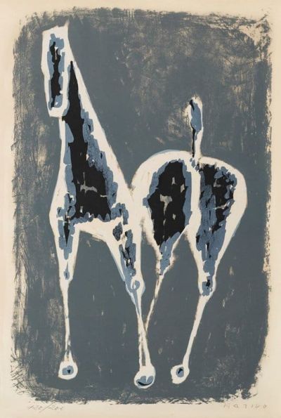 art oil painting reproduction of  Marino Marini Cavallo Version 2 - 1953 museum quality handmade