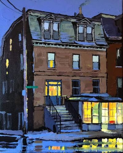 art oil painting reproduction of  Mark Grantham Stoddard House museum quality handmade