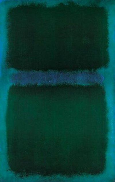 art oil painting reproduction of  Mark Rothko Blue Green Blue 1961 museum quality handmade