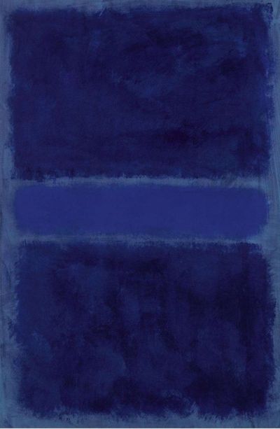 art oil painting reproduction of  Mark Rothko Blue On Blue On Blue - Untitled 1968 museum quality handmade