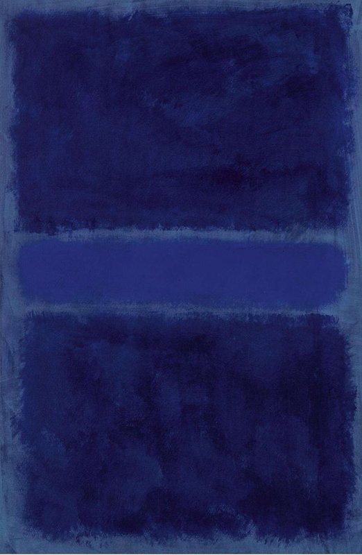 Mark Rothko Blue On Blue On Blue - Untitled 1968 museum quality