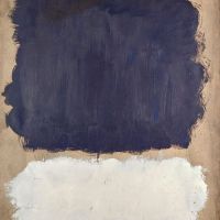 Mark Rothko Gray White Purple 1960