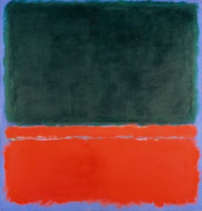 art oil painting reproduction of  Mark Rothko Green Red Blue 1955 museum quality handmade