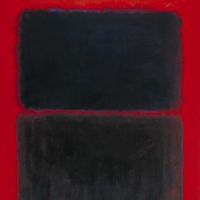 Mark Rothko Light Red Over Black 1957