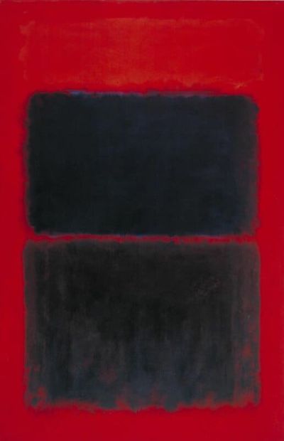 art oil painting reproduction of  Mark Rothko Light Red Over Black 1957 museum quality handmade