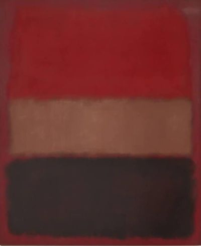 art oil painting reproduction of  Mark Rothko No. 46 Black Ochre Red Over Red 1957 museum quality handmade