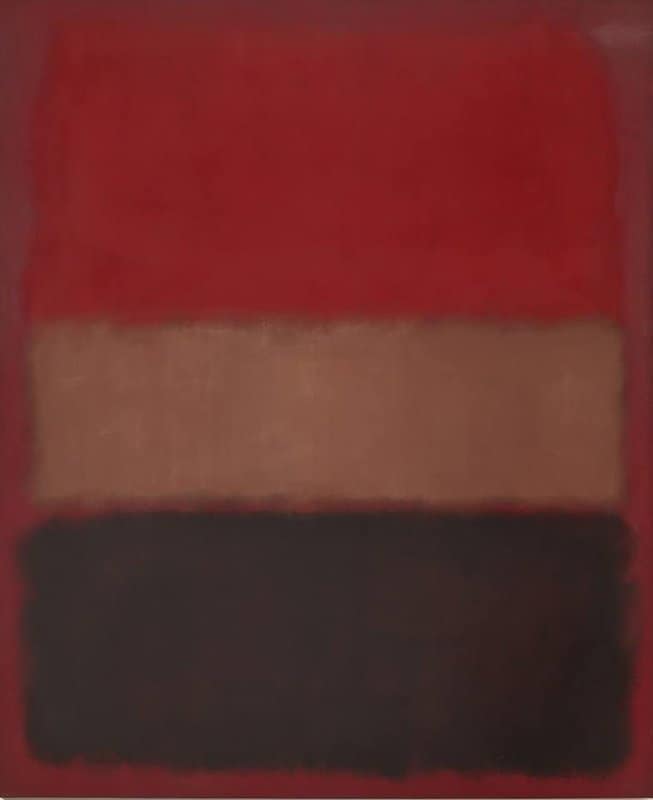Mark Rothko No. 46 Black Ochre Red Over Red 1957 museum quality