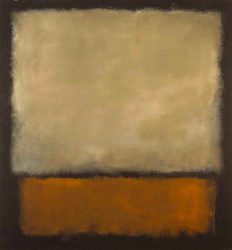 Mark Rothko Nr. 7 Dark Brown Grey Orange 1963 museum quality