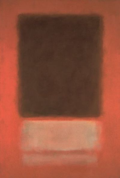 art oil painting reproduction of  Mark Rothko Old Gold Over White 1956 museum quality handmade