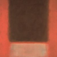 Mark Rothko Old Gold Over White 1956 Hand Painted Reproduction