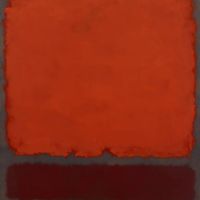 Mark Rothko Orange Red And Red 1962