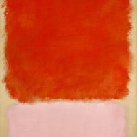 Mark Rothko Untitled 1968 - Eggshell Orange Pink