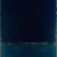 Mark Rothko Untitled Navy And Black 1969