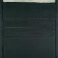 Mark Rothko Untitled White Blacks Grays On Maroon 1963 Hand Painted Reproduction