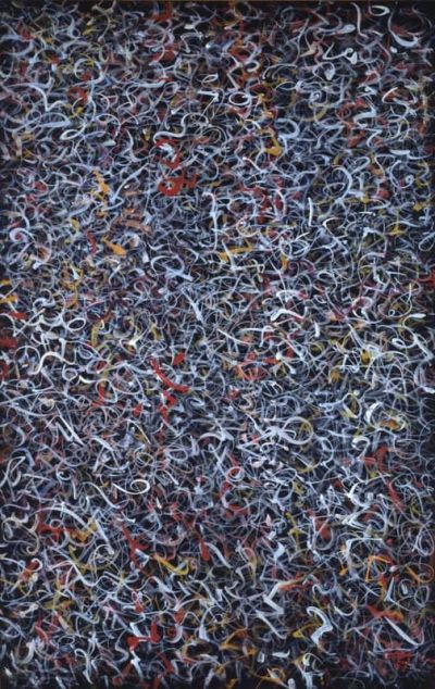 art oil painting reproduction of  Mark Tobey Verso I Bianchi 1957 museum quality handmade