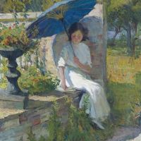 Mary Bradish Titcomb The Blue Parasol