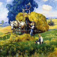 Mathias J Alten Haymaking - 1926