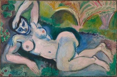 art oil painting reproduction of  Matisse Blue Nude Souvenir De Biskra museum quality handmade