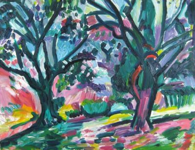art oil painting reproduction of  Matisse Landscape At Collioure museum quality handmade