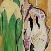 Matisse Les Trois Soeurs A La Sculpture Africaine 1917 Hand Painted Reproduction