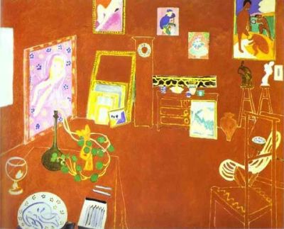 art oil painting reproduction of  Matisse The Red Studio - Atelier Rouge museum quality handmade