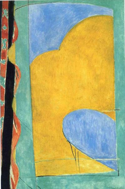 art oil painting reproduction of  Matisse The Yellow Curtain museum quality handmade