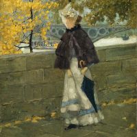 Maurice Prendergast Along The Seine 1892