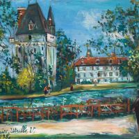 Maurice Utrillo Chateau De Saintines Oise 1925